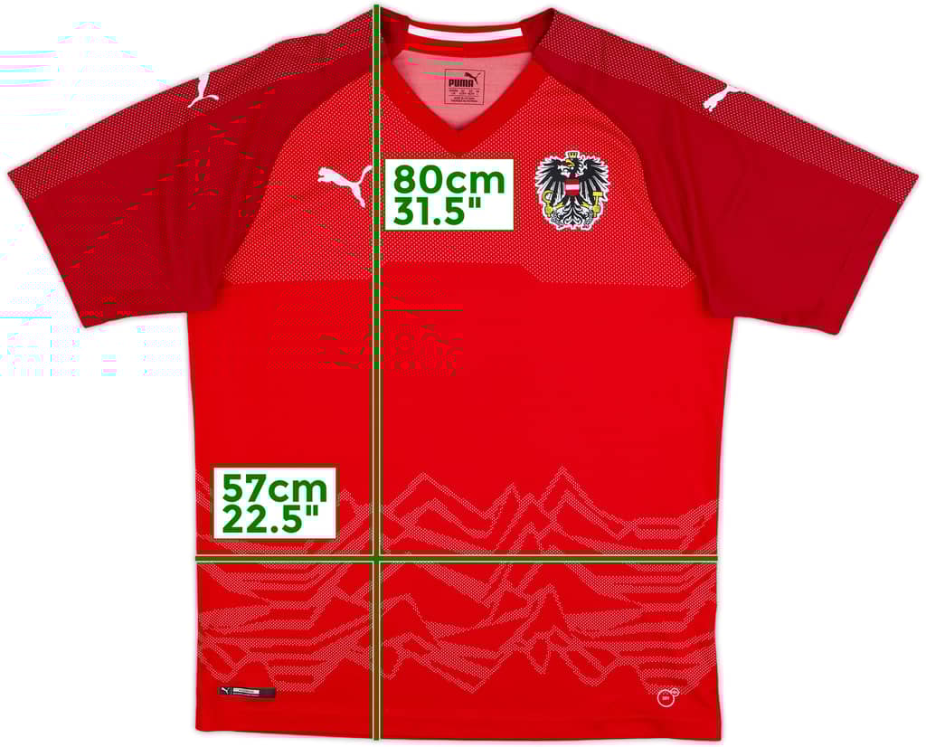 2018-19 Austria Home Shirt - 9/10 - (L)