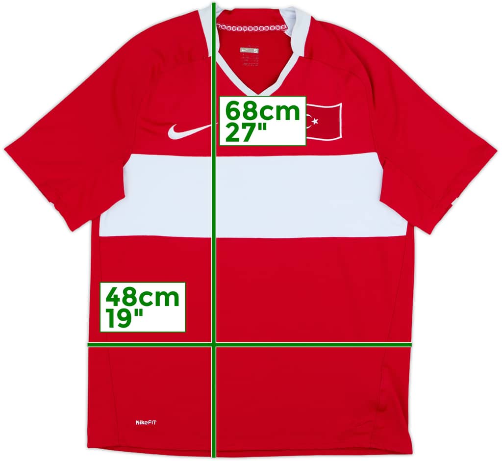 2008-10 Turkey Home Shirt - 6/10 - (S)
