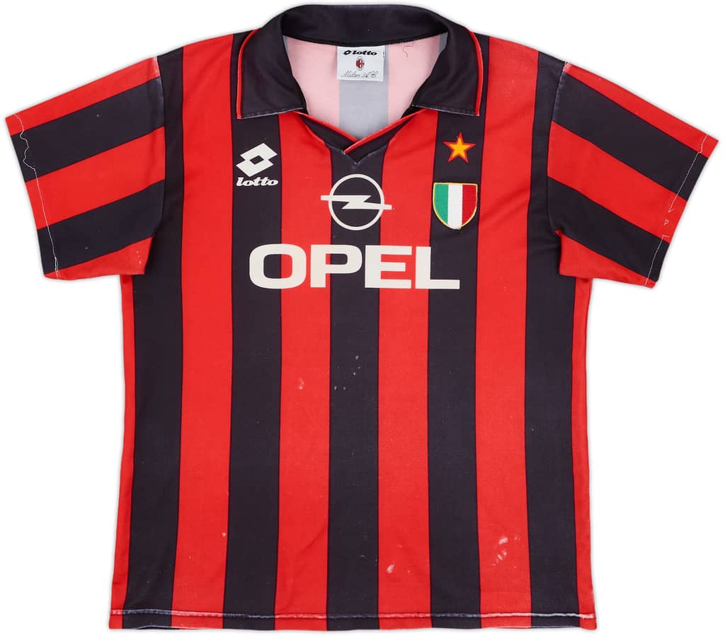 1994-95 AC Milan Home Shirt - 3/10 - (S)