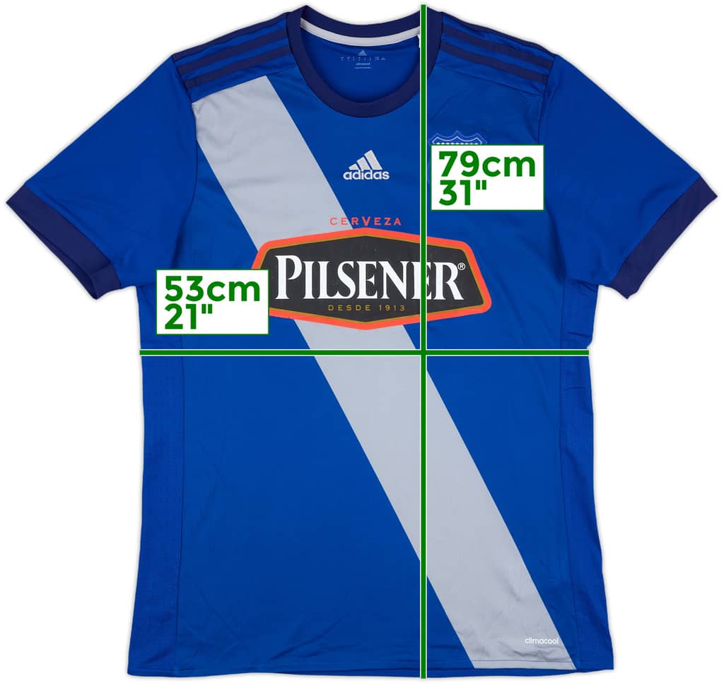 2017 Emelec Home Shirt - 7/10 - (L)