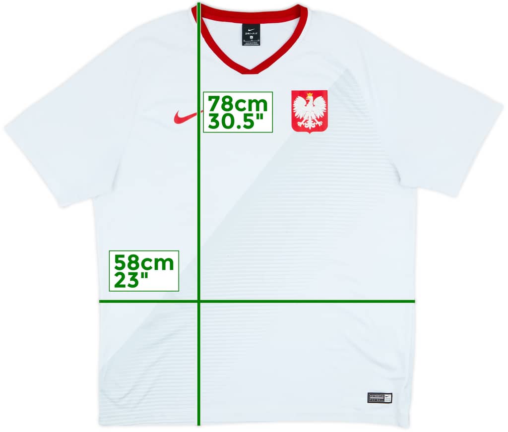 2018-19 Poland Basic Home Shirt - 5/10 - (XL)