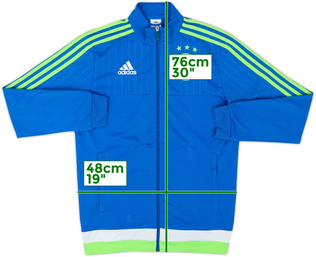 2015-16 Ajax adidas Track Jacket - 8/10 - (S)