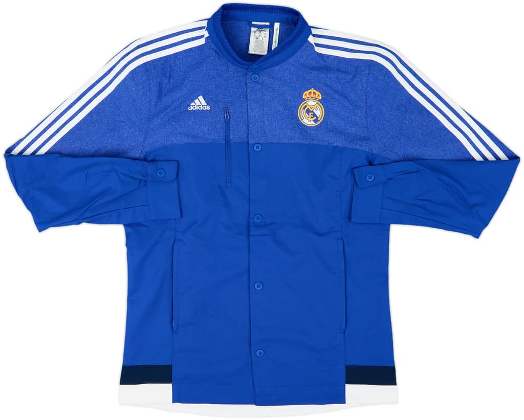 2014-15 Real Madrid adidas Button Track Jacket - 7/10 - (M)