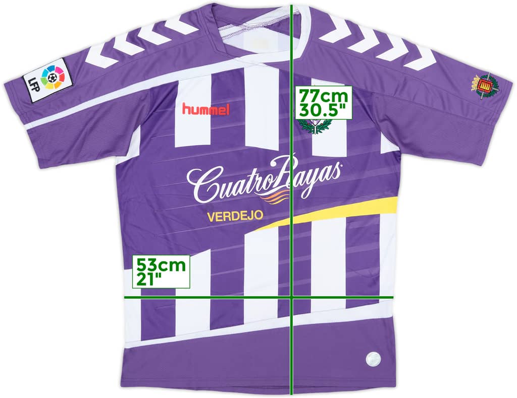 2015-16 Real Valladolid Home Shirt - 9/10 - (L)