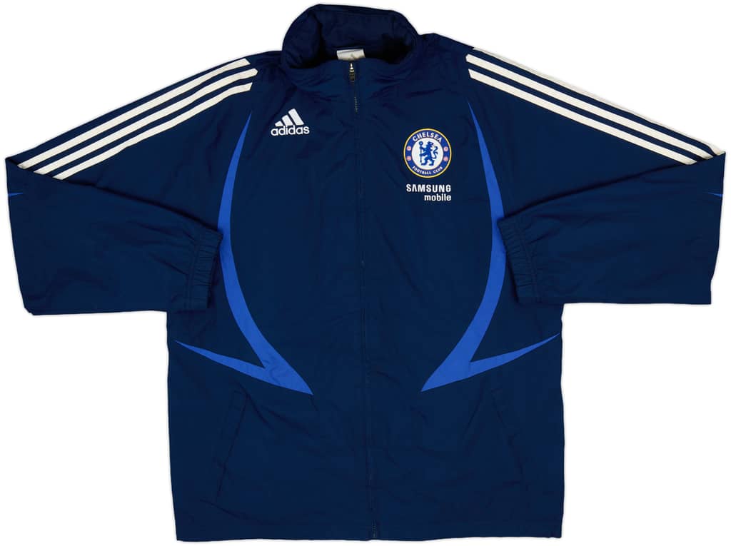 2007-08 Chelsea adidas Hooded Rain Jacket - 9/10 - (M)