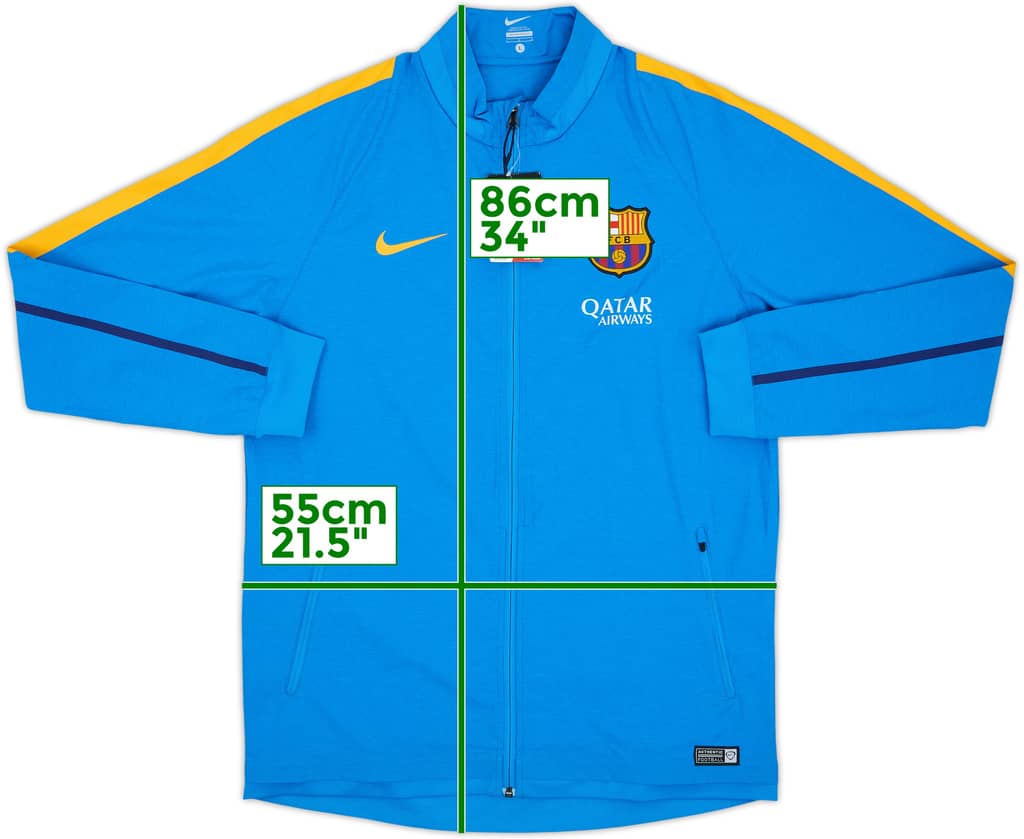 2015-16 Barcelona Nike Track Jacket (L)