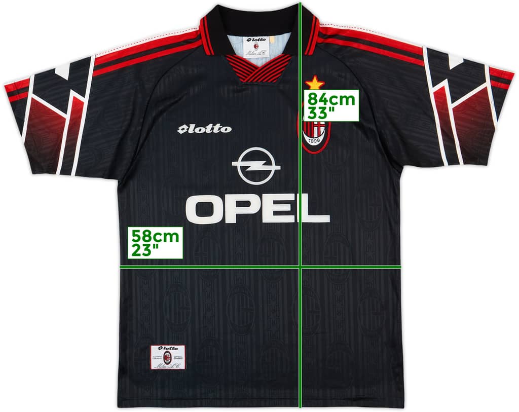 1997-98 AC Milan Third Shirt - 9/10 - (L)