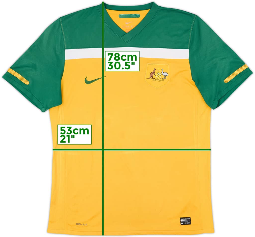 2010-11 Australia Home Shirt - 8/10 - (L)