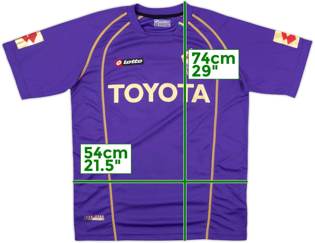 2008-09 Fiorentina '80th Anniversary' Home Shirt - 7/10 - (XL)