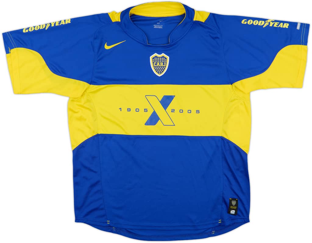 2005 Boca Juniors Home Shirt - 8/10 - (L)