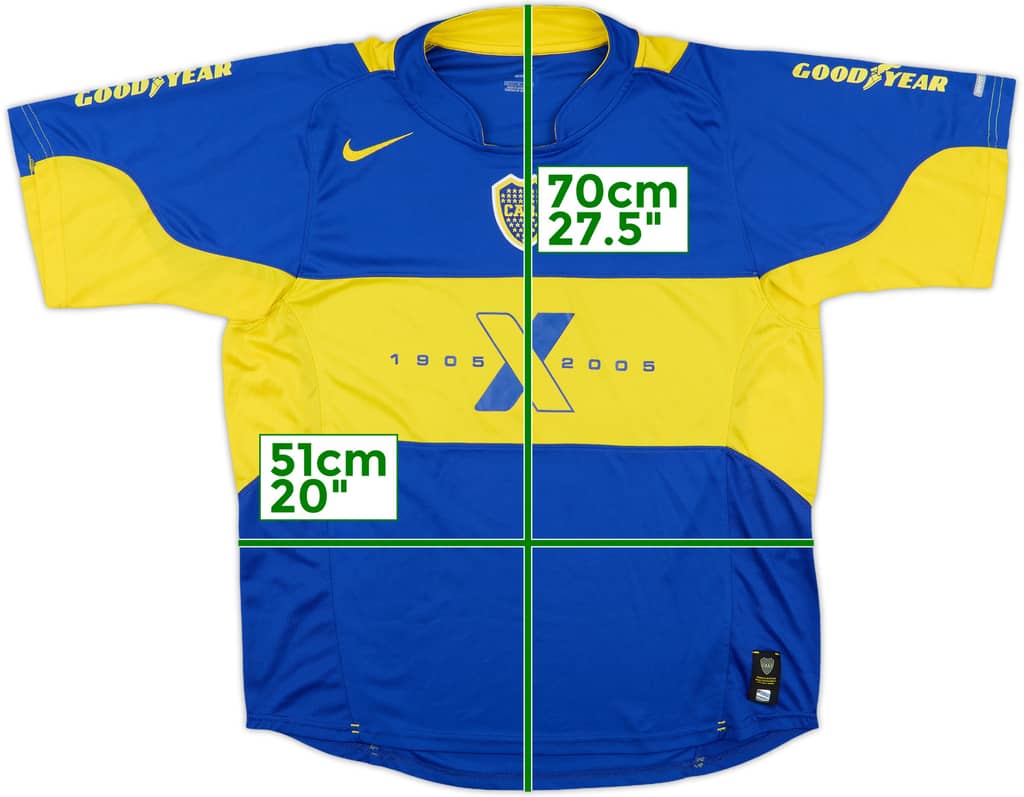 2005 Boca Juniors Home Shirt - 8/10 - (L)