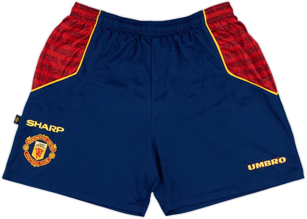 1996-98 Manchester United Umbro Leisure Shorts - 10/10 - (XL)