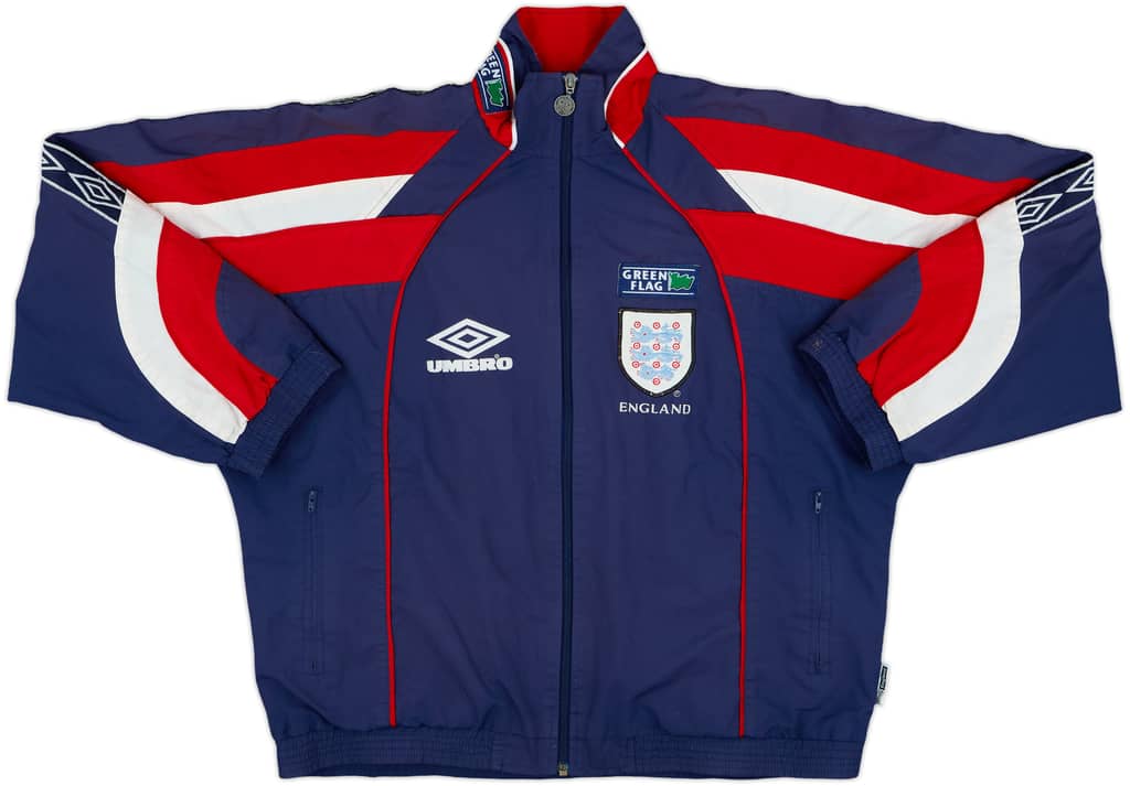 1998-00 England Umbro Track Jacket - 7/10 - (S)
