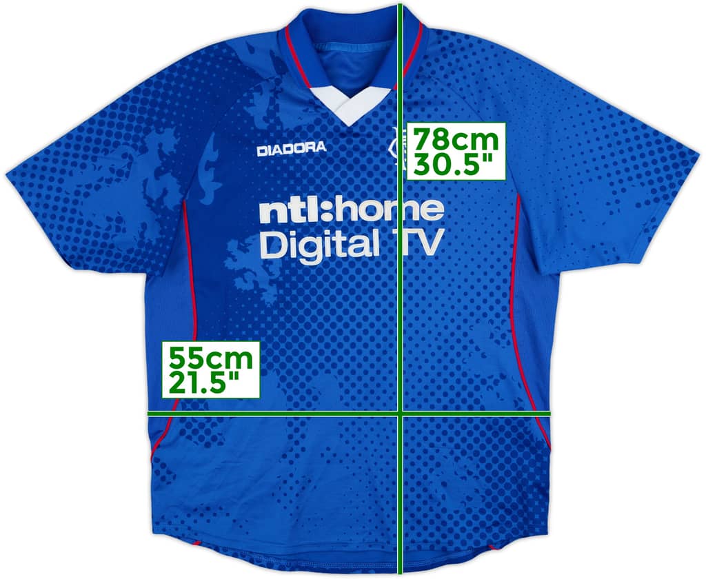 2002-03 Rangers Home Shirt - 8/10 - (M)