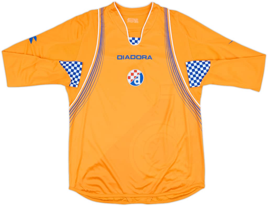 2007-09 Dinamo Zagreb Away L/S Shirt - 9/10 - (S)