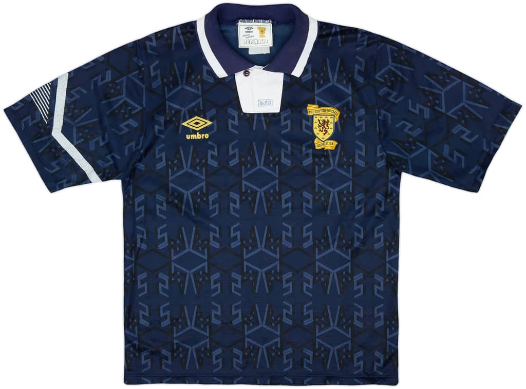 1991-94 Scotland Home Shirt - 8/10 - (M)