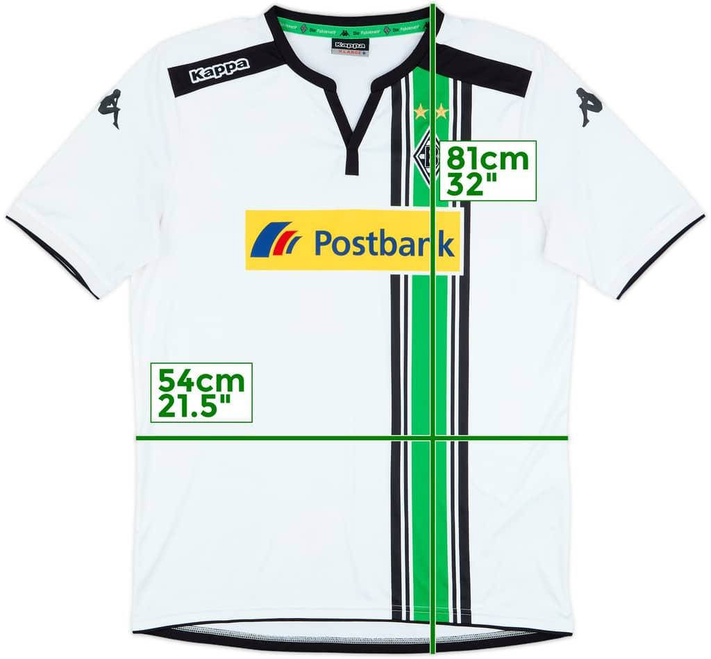 2015-16 Borussia Monchengladbach Home Shirt - 6/10 - (XL)