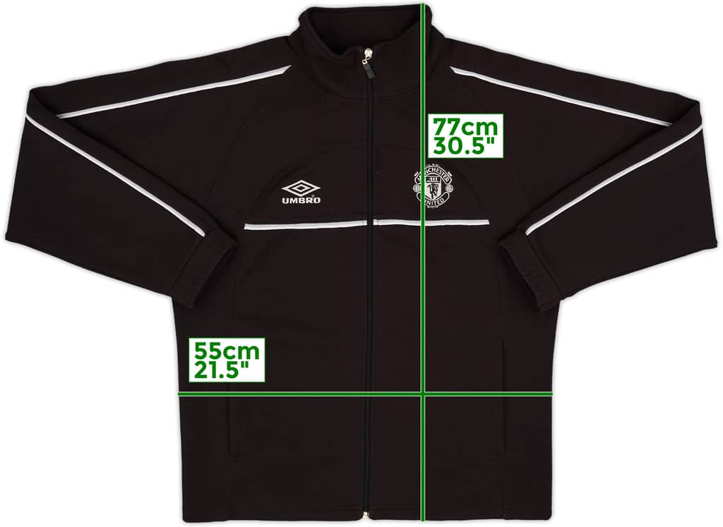 2000-01 Manchester United Umbro Track Jacket - 8/10 - (L)