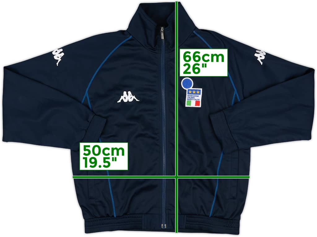 2000-01 Italy Kappa Track Jacket - 8/10 - (S.Boys)