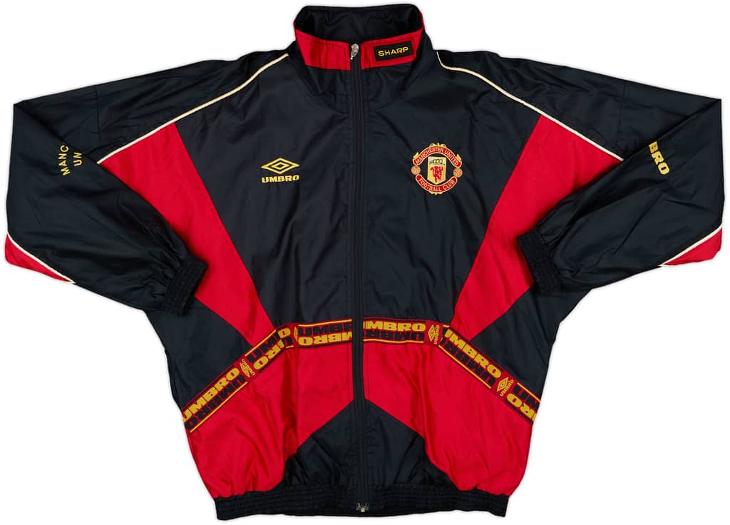1996-97 Manchester United Umbro Track Jacket - 9/10 - (M)