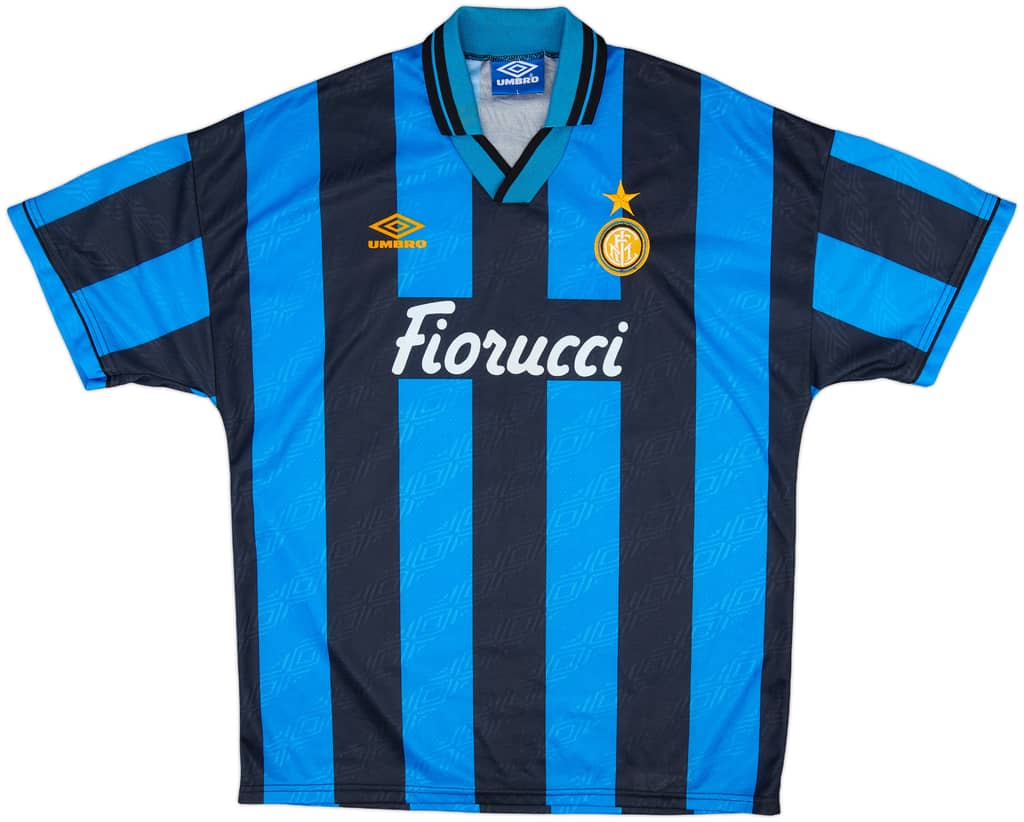 1994-95 Inter Milan Home Shirt - 8/10 - (L)