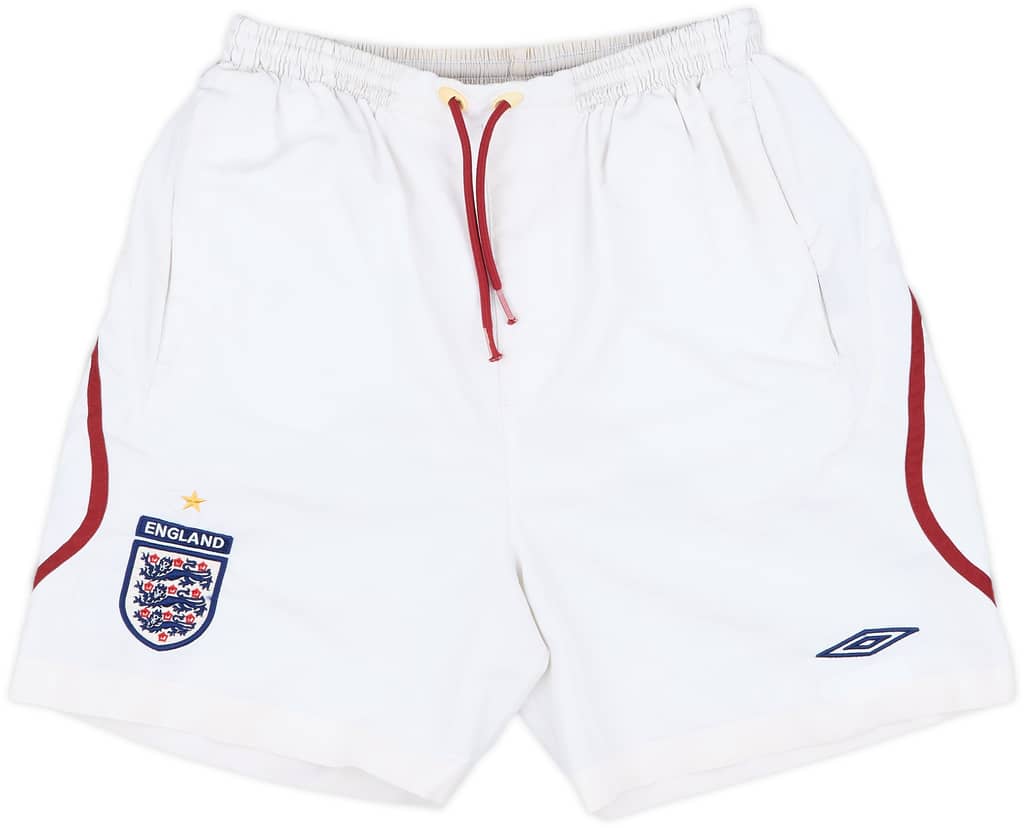 2006-07 England Umbro Training Shorts - 5/10 - (S)