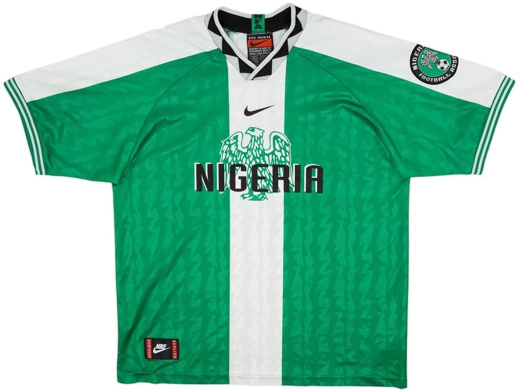 1996 Nigeria Home Shirt - 7/10 - (XL)