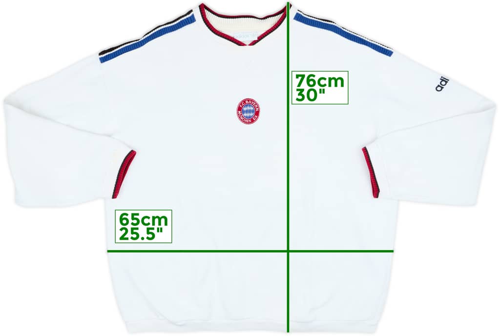 1995-96 Bayern Munich adidas Sweat Top - 7/10 - (L)