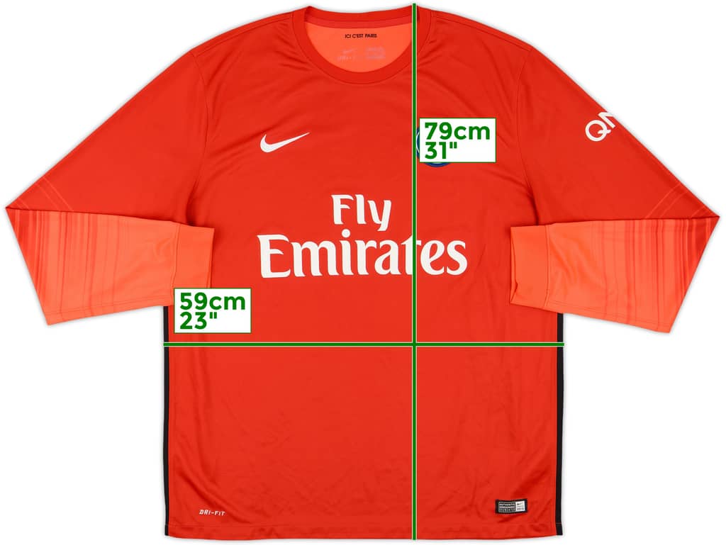 2015-16 Paris Saint-Germain GK Shirt - 8/10 - (XL)