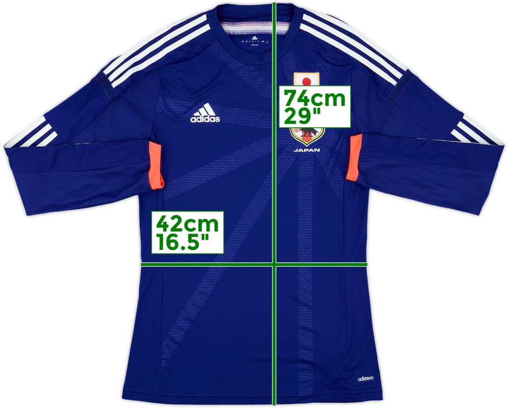 2013-15 Japan Authentic Home L/S Shirt - 10/10 - (S)