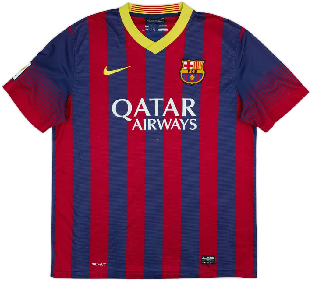 2013-14 Barcelona Home Shirt - 5/10 - (L)