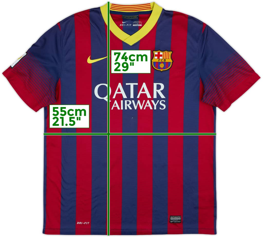 2013-14 Barcelona Home Shirt - 5/10 - (L)