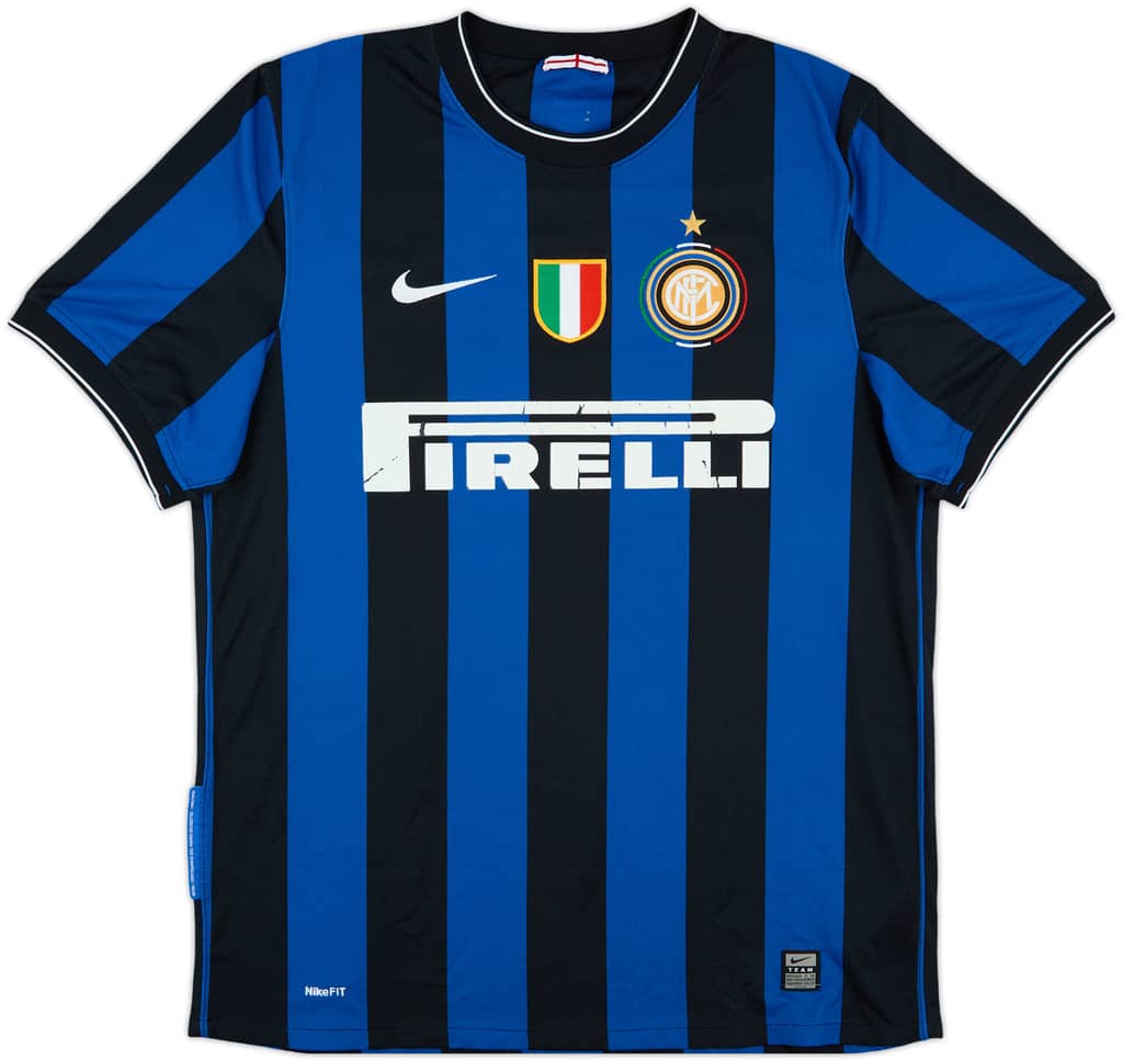 2009-10 Inter Milan Home Shirt - 5/10 - (L)