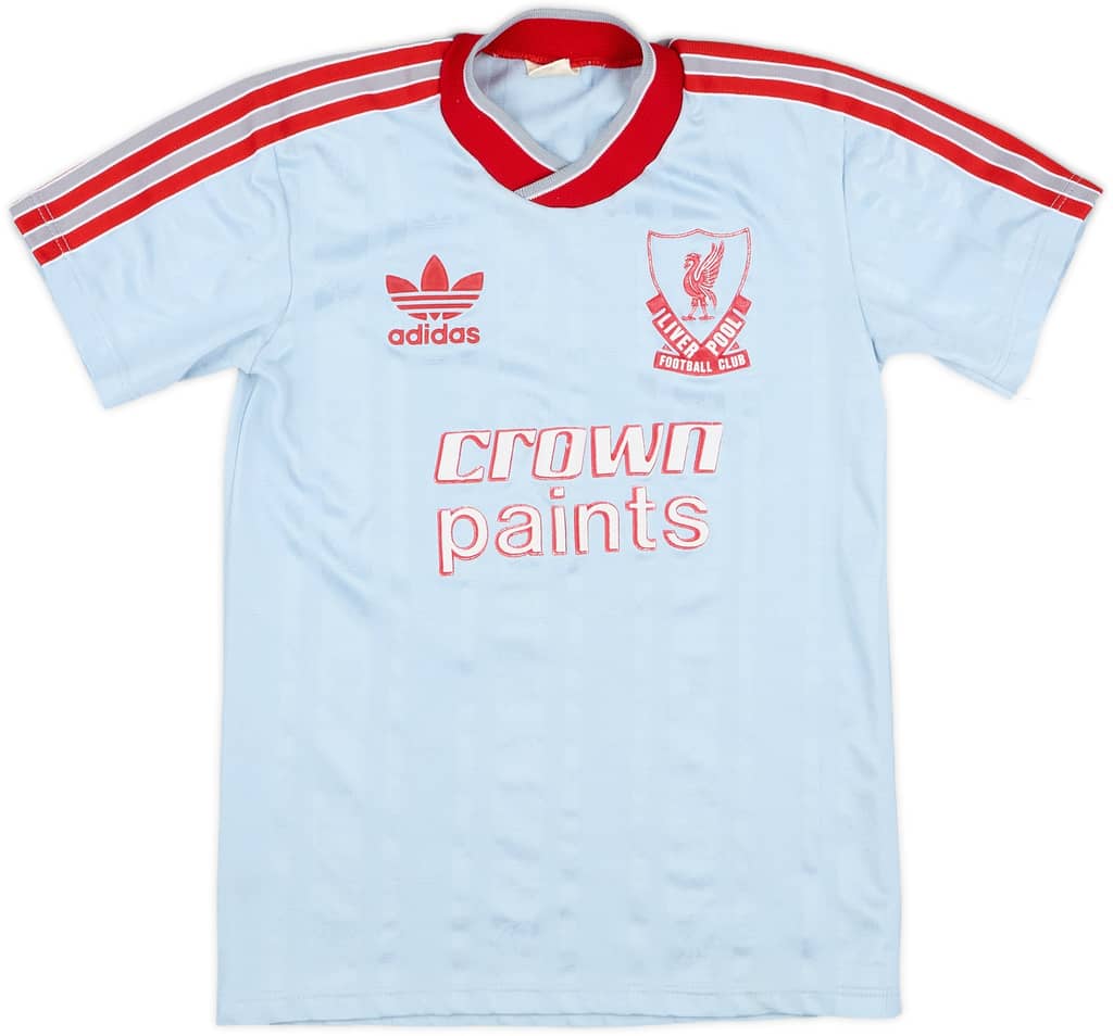 1987-88 Liverpool Away Shirt - 8/10 - (L.Boys)