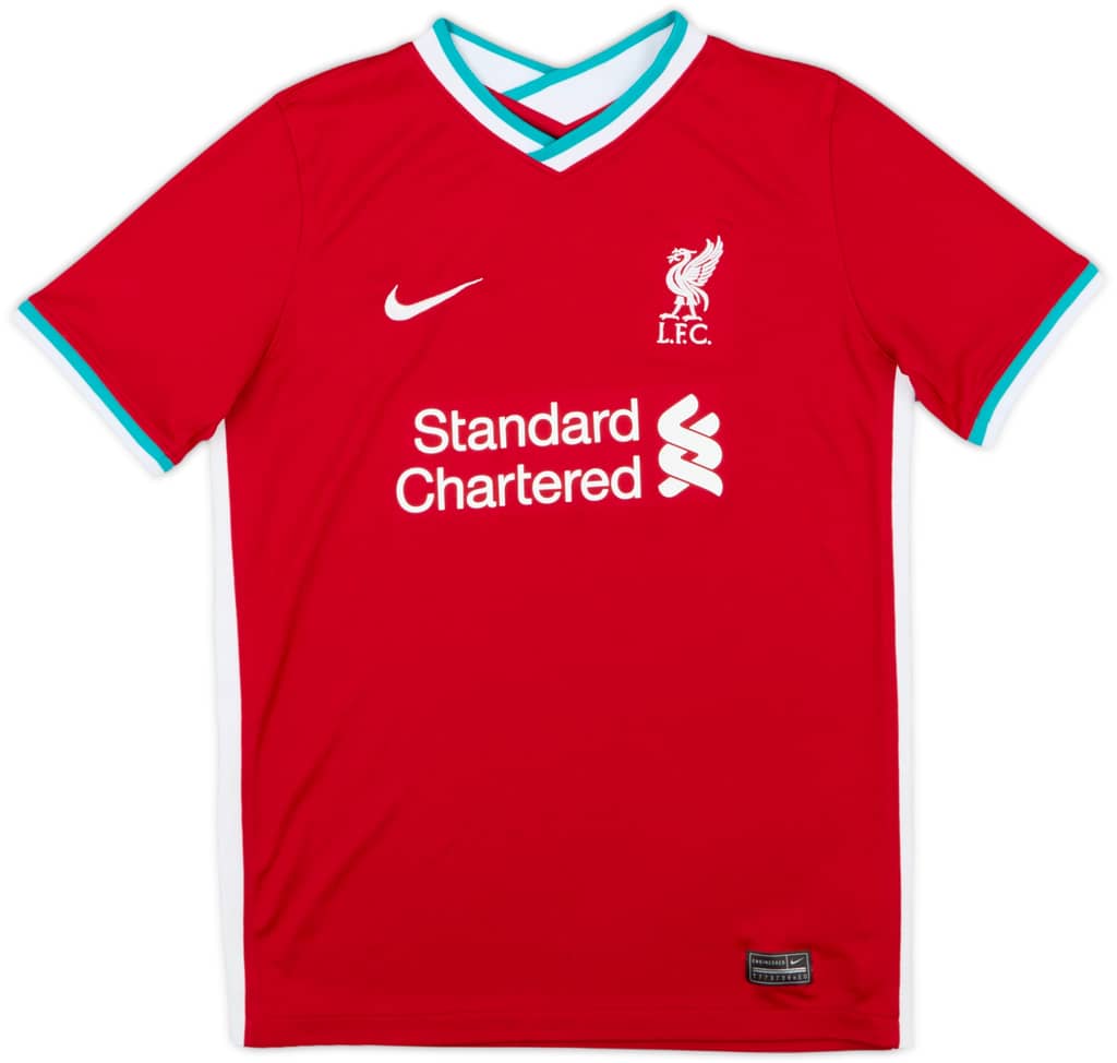 2020-21 Liverpool Home Shirt - 10/10 - (L.Boys)