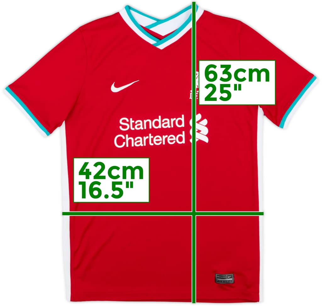 2020-21 Liverpool Home Shirt - 10/10 - (L.Boys)