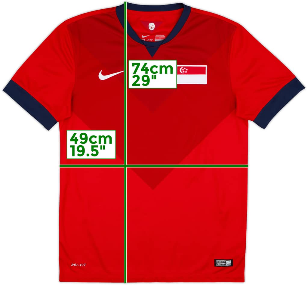 2014 Singapore Home Shirt - 8/10 - (M)
