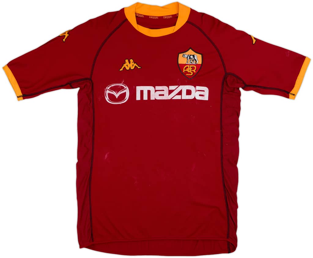 2002-03 Roma Home Shirt - 5/10 - (XL)