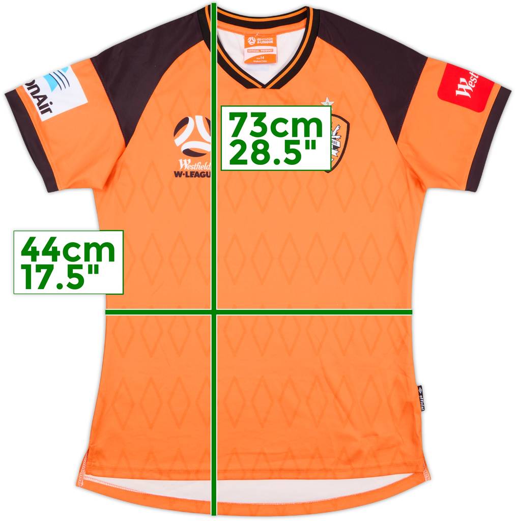 2020-21 Brisbane Roar Home Shirt - 10/10 - (Women's M)