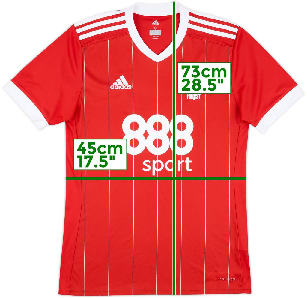 2017-18 Nottingham Forest Home Shirt - 8/10 - (S)