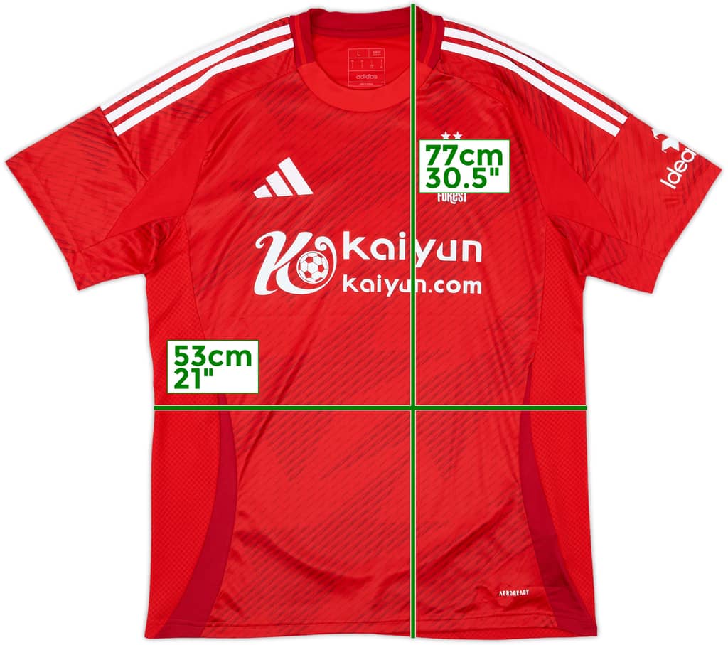 2023-24 Nottingham Forest Home Shirt - 9/10 - (L)