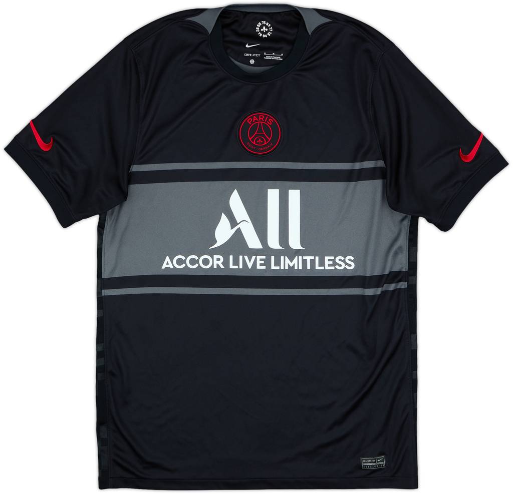 2021-22 Paris Saint-Germain Third Shirt - 9/10 - (M)