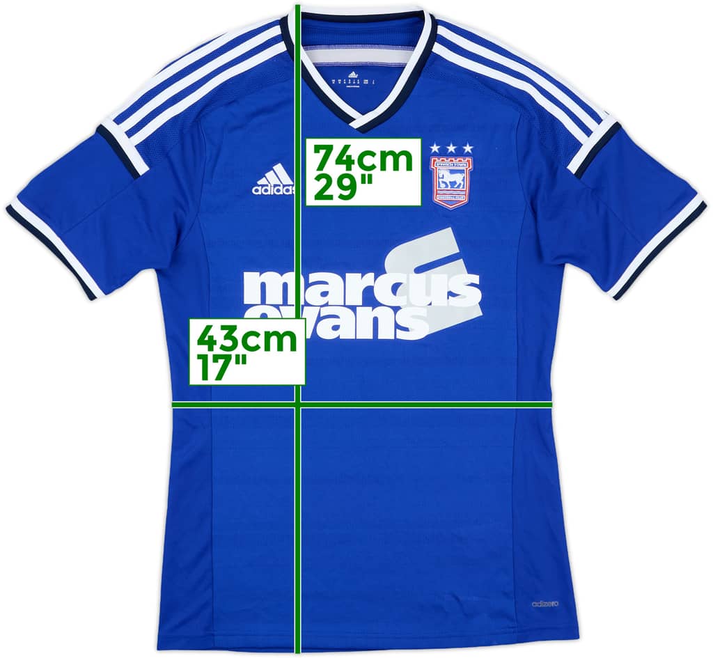 2014-15 Ipswich Home Shirt - 8/10 - (M)