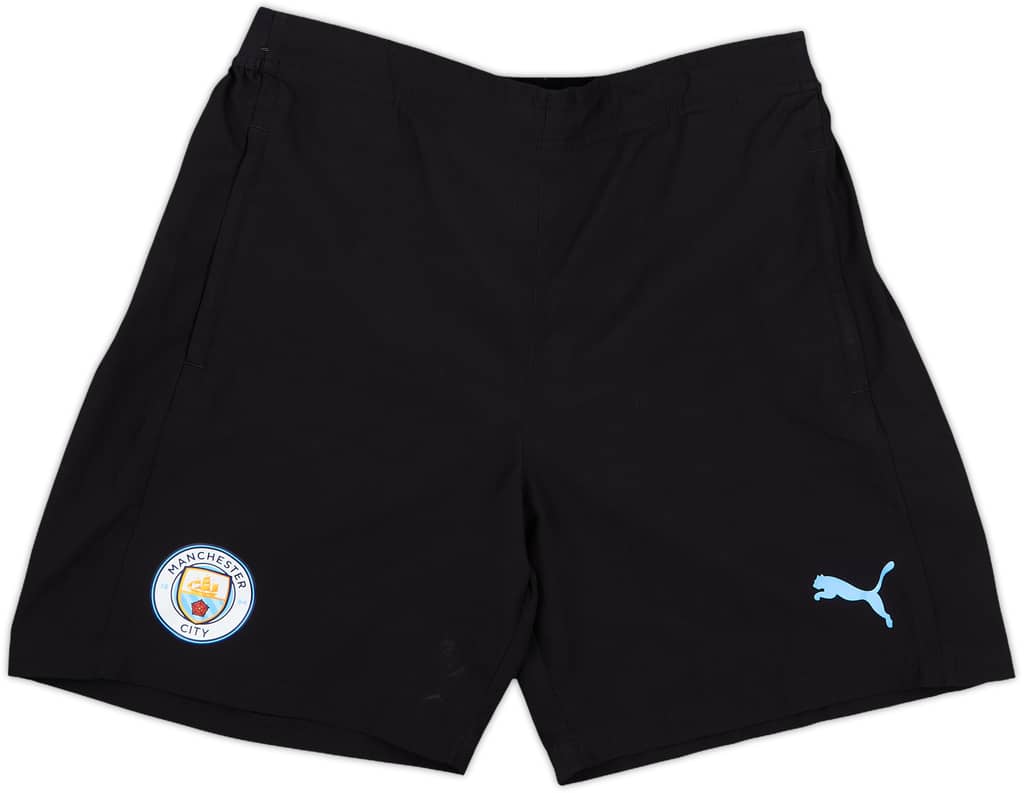 2018-19 Manchester City Puma Training Shorts - 10/10 - (L)