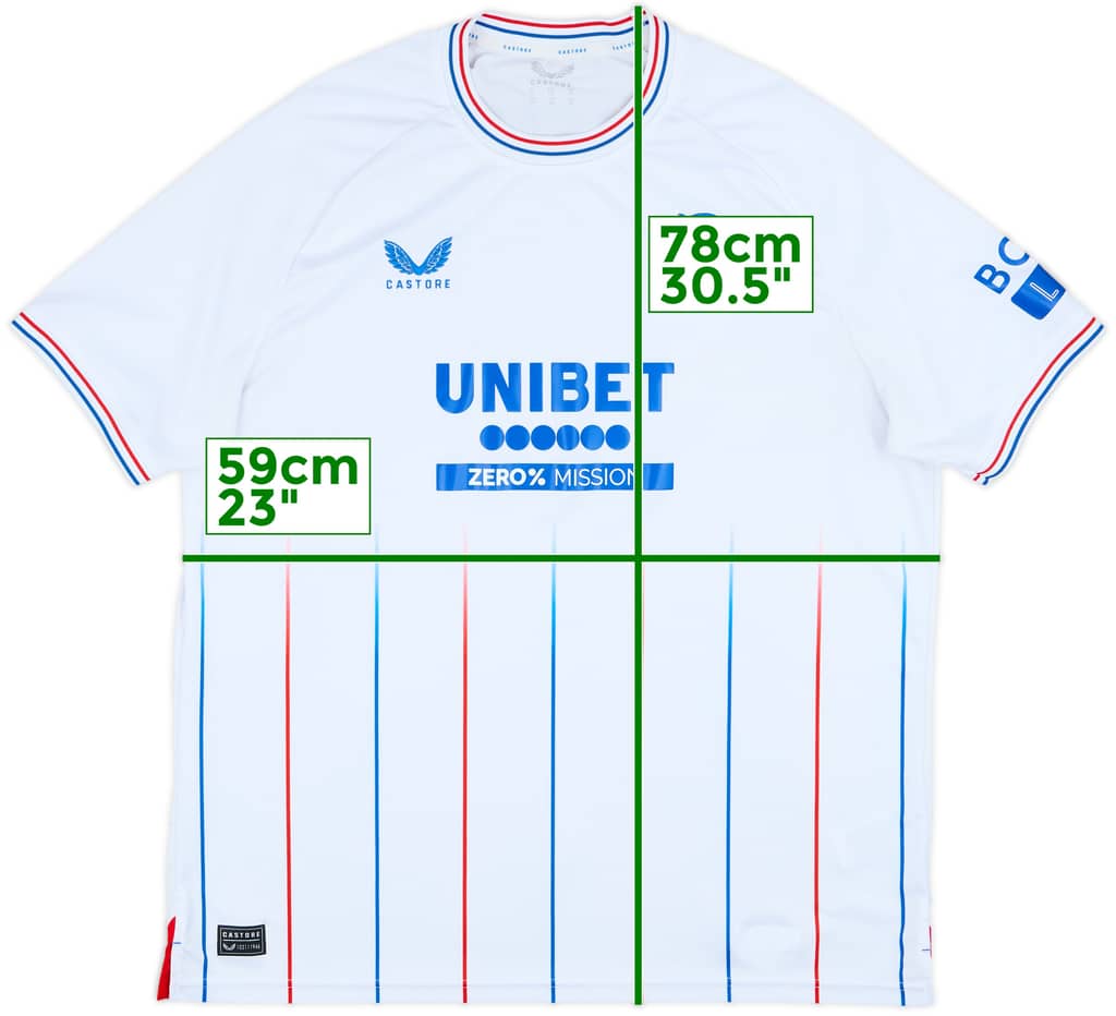 2023-24 Rangers Away Shirt - 8/10 - (XXL)