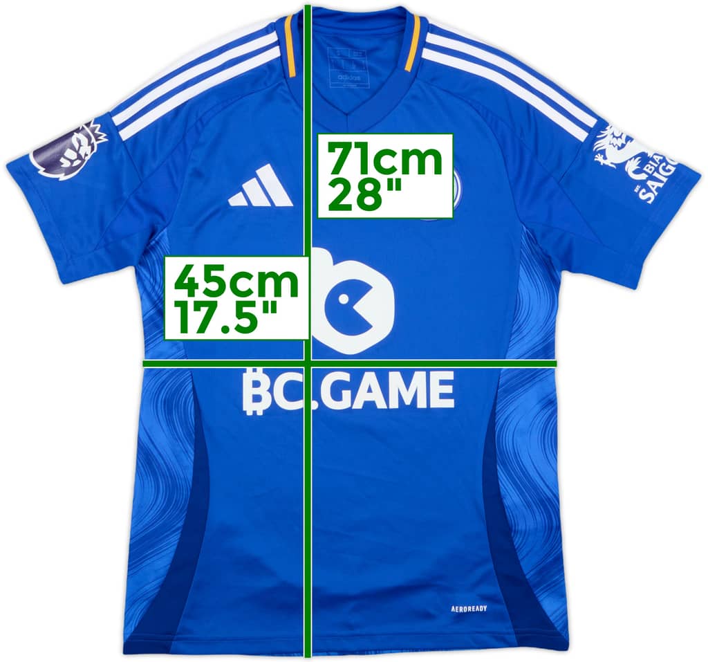 2023-24 Leicester Home Shirt - 6/10 - (S)