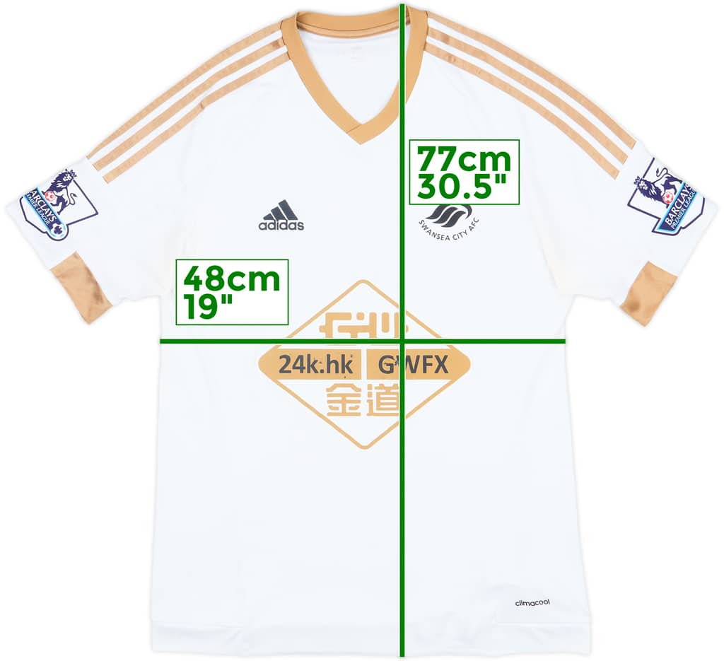 2015-16 Swansea Home Shirt - 6/10 - (M)