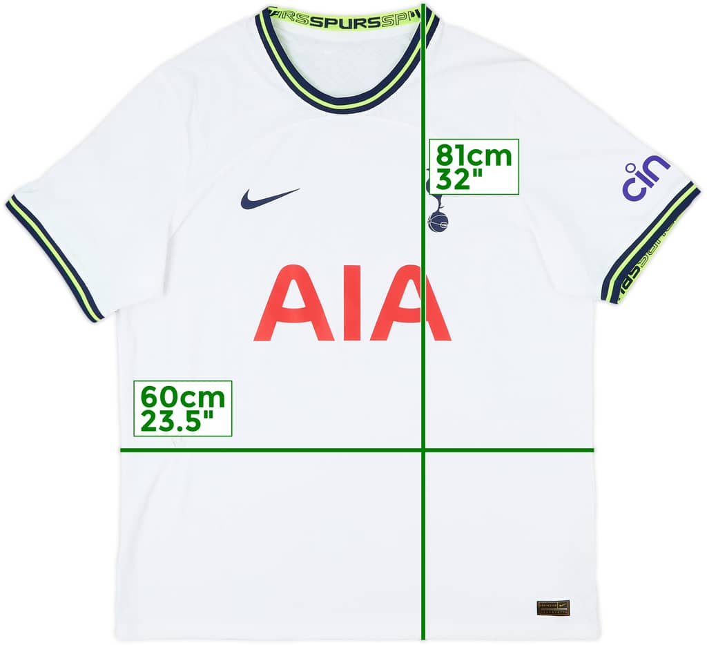 2022-23 Tottenham Authentic Home Shirt - 5/10 - (XL)