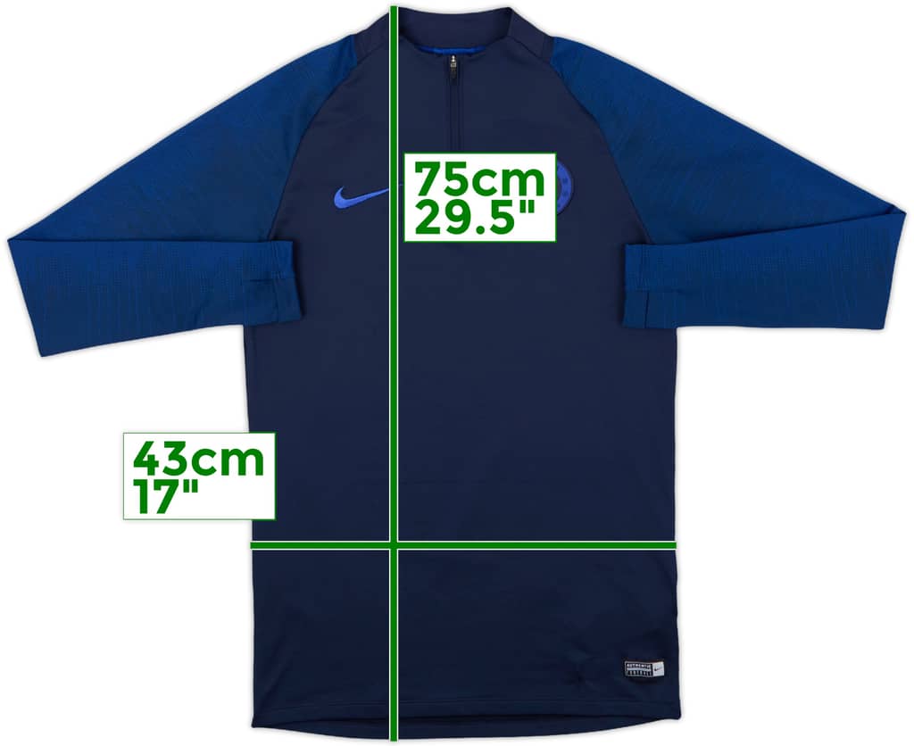 2019-20 Chelsea Nike 1/4 Zip Training Top - 8/10 - (S)