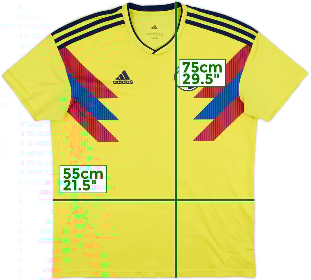 2018-19 Colombia Home Shirt - 8/10 - (L)